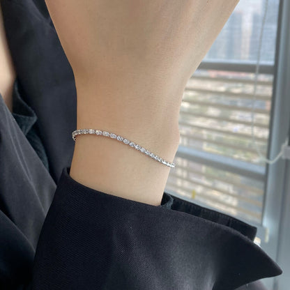 [Noble Jewelry]Elegant Emerald Cut Daily Bracelet