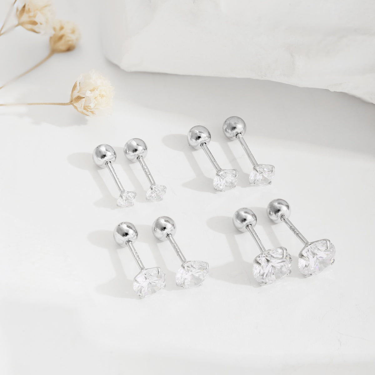 [Noble Jewelry]Unique U-Shaped Ear Bone Earrings