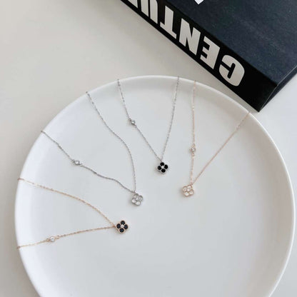 [Noble Jewelry]Delicate Flower Shape Necklace