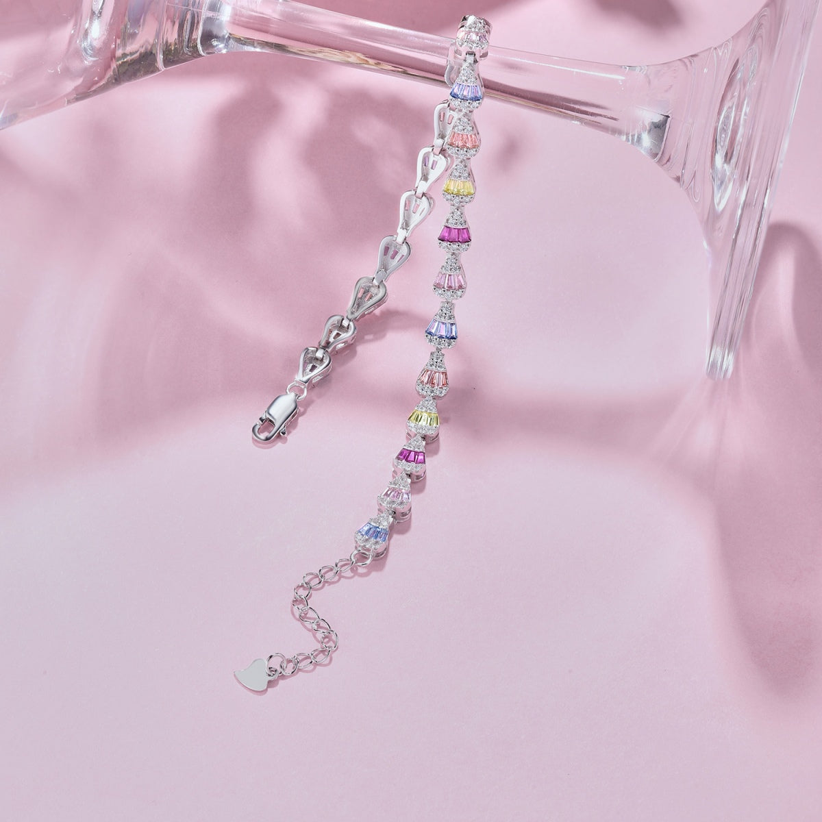 [Noble Jewelry]Radiant Water Drop Shape Daily Bracelet