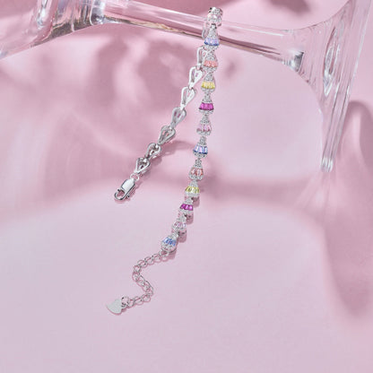 [Noble Jewelry]Radiant Water Drop Shape Daily Bracelet