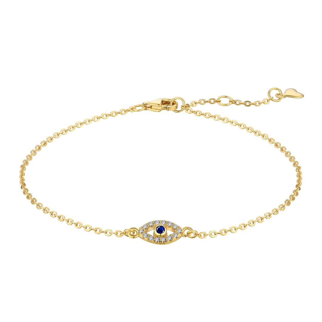 [Noble Jewelry]Evil Eye Shape Necklace