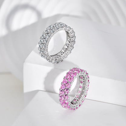 [Noble Jewelry]Sparkling Full Heart Ring